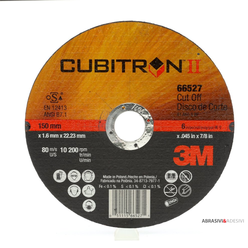 3M Cubitron II disco da sbavo flessibile